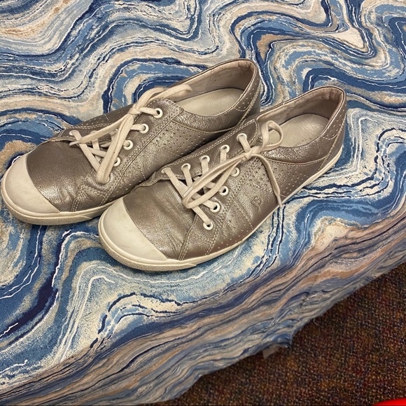 Josef seibel pewter lace up tennis shoes size 40 - Picture 10 of 12